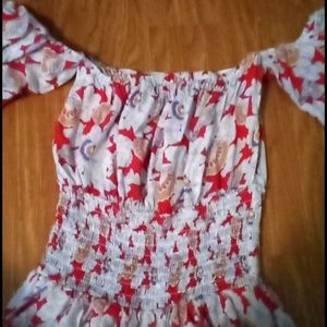 Off the shoulder dress